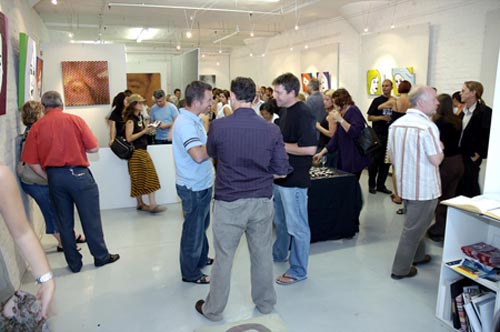 Richard Scott and Gavin Rain exhibition opening, VEO Gallery, December 2005, Cape Town